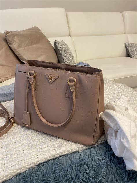 prada saffiano bag brown|Prada saffiano leather odette bag.